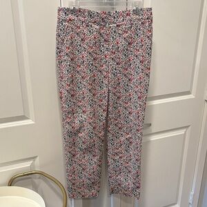 EUC LOFT Riviera Slim Floral Pants